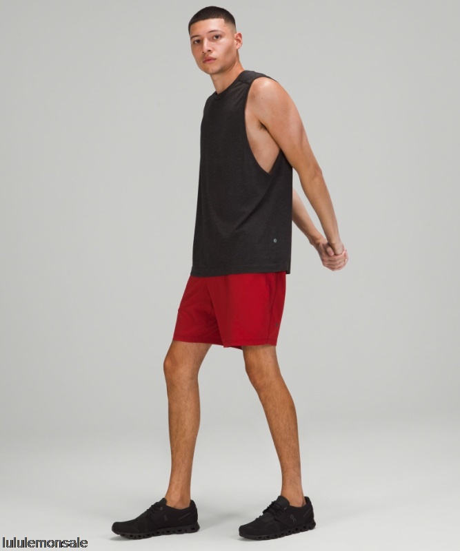Lululemon Deutschland DELULU825 | Pace Breaker Gefüttert Kurz 7 Sport Rot